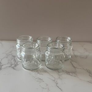Set of 5 Mason Jar Shot Glasses